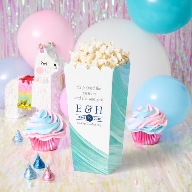 Ballotins Elégant Turquoise Tides Beach Mariage (Fête)