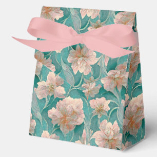 Ballotins Élégant Vintage floral doux rose et bleu
