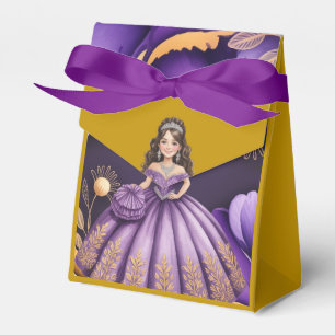 Ballotins Elégant violet Quinceañera Girl Art