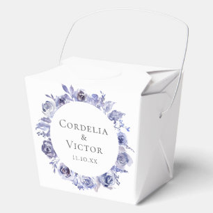 Ballotins Élégant Violet violet Rose Floral Mariage d'hiver