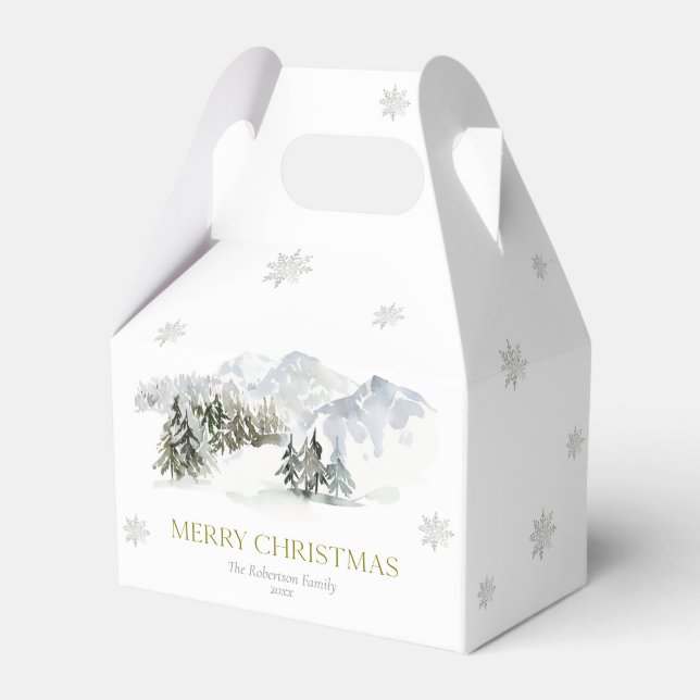 Ballotins Elegant Winter Mountain Christmas (Verso)