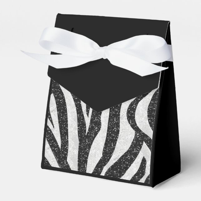 Ballotins Elegant Zebra Ballotin d'impression (Verso)