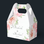 Ballotins Elégante aquarelle Botanical Spring Ballotin<br><div class="desc">Elégante aquarelle Botanical Spring Ballotin blanc avec votre nom et date. Célébrez votre mariage de printemps avec cet élégant ballotin couleur d'eau avec des botaniques pastel douces dans un design floral romantique. Personnalisée avec les noms du couple et la date du mariage, cette charmante boîte à gable est parfaite pour...</div>