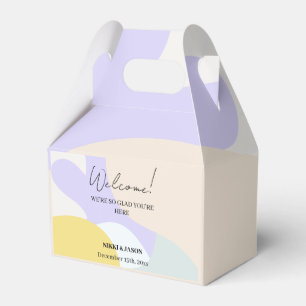 Ballotins Elégante aquarelle Moderne minimaliste Mariage Acc