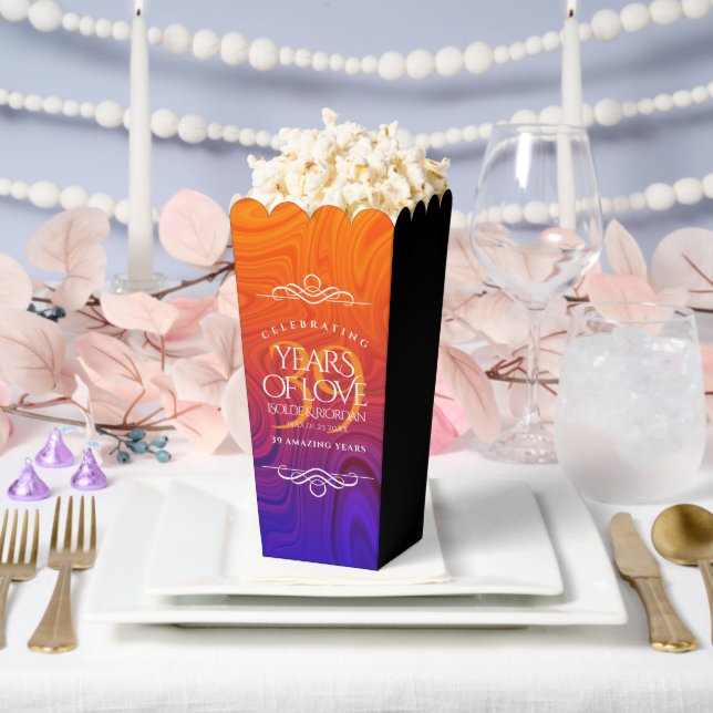 Ballotins Élégante célébration du 39e anniversaire du Mariag (Mariage)