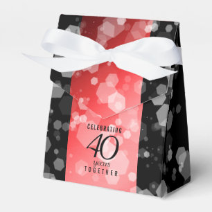 Ballotins Élégante célébration du 40e anniversaire du Mariag