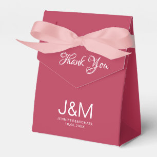 Ballotins Élégante couleur solide Viva Magenta Calligraphie