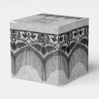 Ballotins Élégante dentelle gothique Posh mariage boîte de p