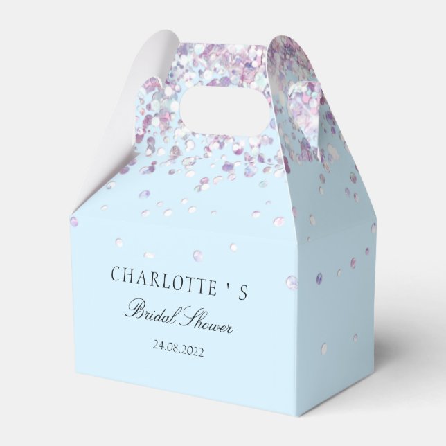 Ballotins Élégante Parties scintillant moderne Fête des mari (Verso)