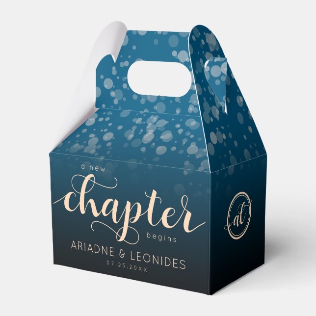 Ballotins Elégante Pêche Océanique Bleu Mariage Un Nouveau C (Verso)