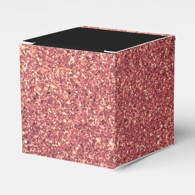 Ballotins Elégante rose chick moderne parties scintillant or (Verso)