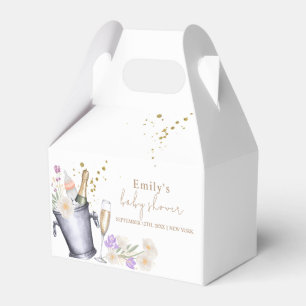 Ballotins Elégante Sip & Voir Champagne Baby shower bouteill