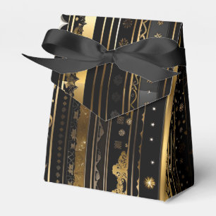 Ballotins Élégante Tente Verticale Noir Et Or