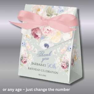 Ballotins Élégants cadeaux de 90e anniversaire aux fleurs pe