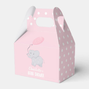 Ballotins Eléphant Baby shower fille mignonne Ballotin