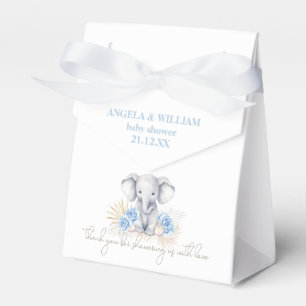 Ballotins Elephant Safari Boho Blue Merci Baby shower