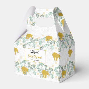 Ballotins Elephant Safari Floral Jungle Baby shower neutre