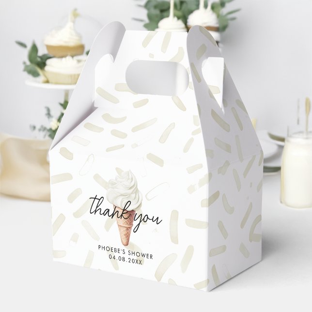 Ballotins Elle a été prise Gable de mariage de couleur vanil (Créateur téléchargé)