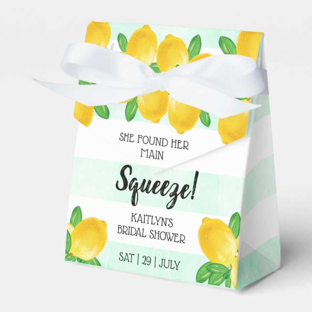 Ballotins Elle a trouvé son Lemon Bridal Shower Squeeze prin (Verso)