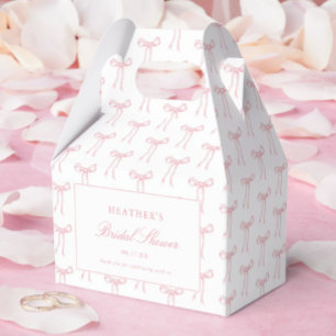 Ballotins Elle Noue Le Nœud Faveurs De Mariage Rose
