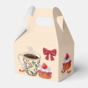 Ballotins Emballage à gâteau court aux fraises.