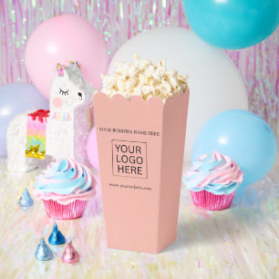 Ballotins Emballage de pop-corn avec logo et texte personnal