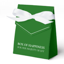 Emerald Green Box of Happiness for Her Majesty