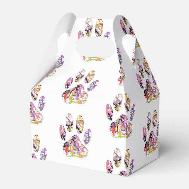 Ballotins Empreinte de patte de chien de peinture (Verso)