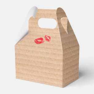 Ballotins Empreinte Rouge Minimaliste de Lèvres