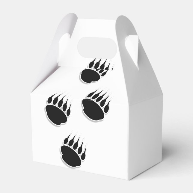 Ballotins Empreintes de patte d'ours noir (Verso)
