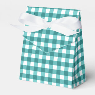 Ballotins en vichy turquoise