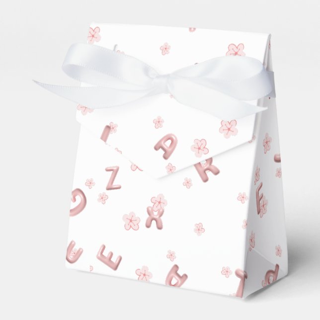 Ballotins Enfants mignons ABC Alphabet flower Enfants B2S (Verso)