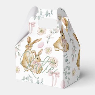 Ballotins Enfants rose floral motif fête de Pâques cadeau