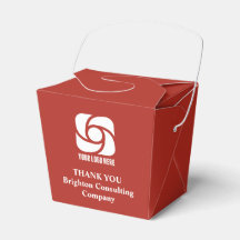 Entreprise de logo rouge personnalisé Fortune