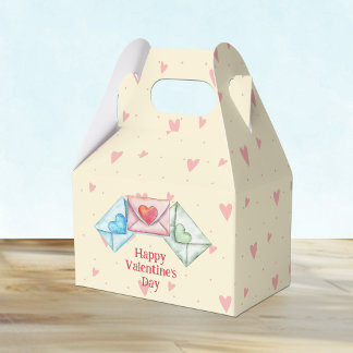 Ballotins Enveloppe de la Saint-Valentin et cœurs