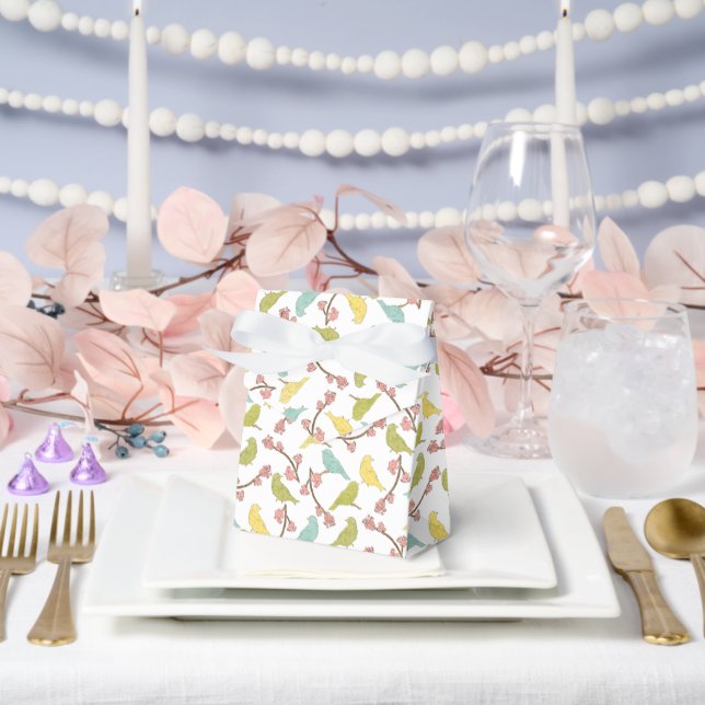 Ballotins Esquisse d'aquarelle Birds & Blooms (Mariage)