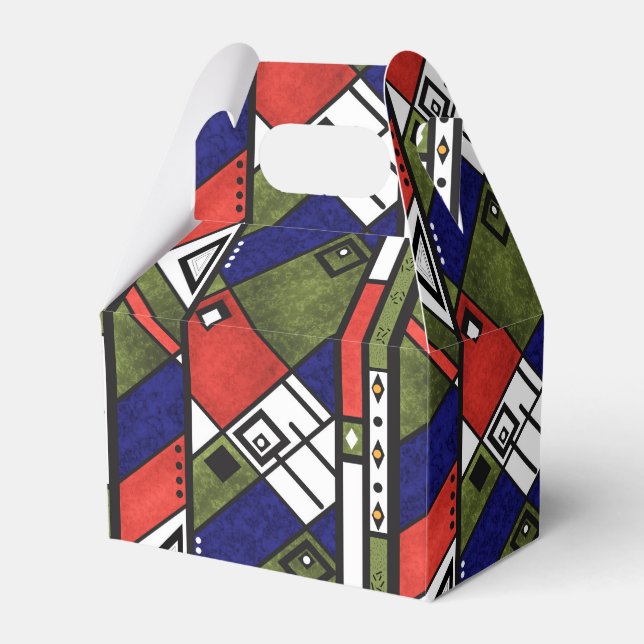 Ballotins Ethno africain sans couture traditionnelle motif (Verso)