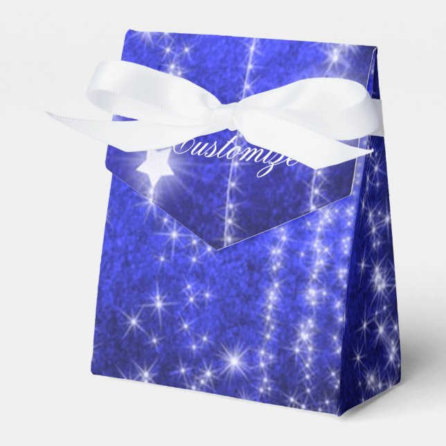 Ballotins Etoiles Bleues et blanches à tomber Ballotin de te (Verso)