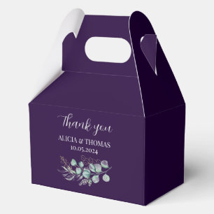 Ballotins Eucalyptus Plum violet Mariage botanique