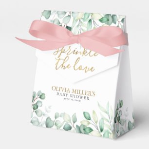 Ballotins Eucalyptus saupoudrer le Baby shower du Merci d'am