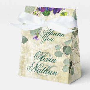 Ballotins Eucalyptus Verdure Mariage Favor Boxes