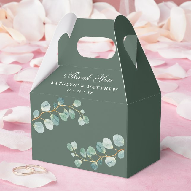 Ballotins Eucalyptus Verdure Moderne Élégant Mariage d'été (Créateur téléchargé)