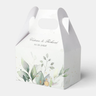 Ballotins Eucalyptus Verdure Or Feuille Merci