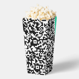 Ballotins Exemple de boîte popcorn de code QR