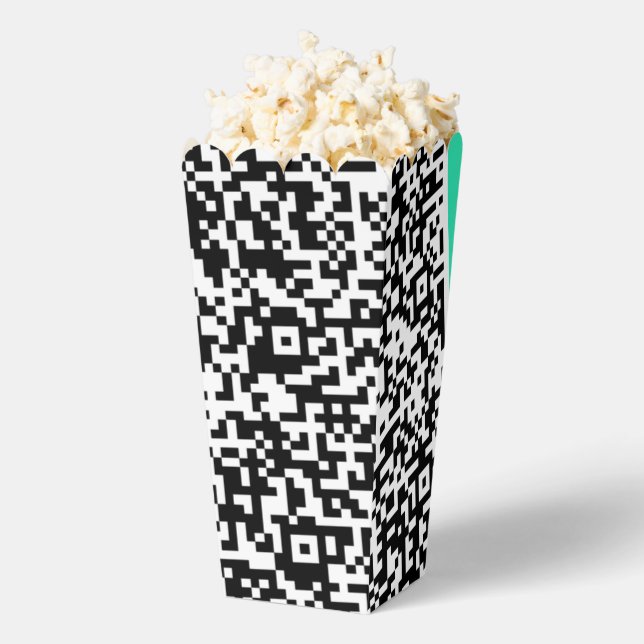 Ballotins Exemple de boîte popcorn de code QR (Sauté)