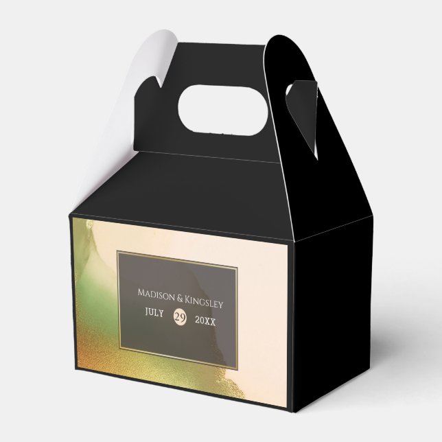 Ballotins Fab Chartreuse 🤵 audacieux et élégant Mariage bud (Verso)