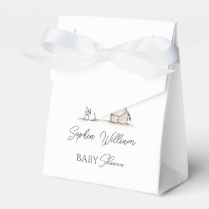 Ballotins Faire-part de Baby Shower Ballons en Forme de Cœur
