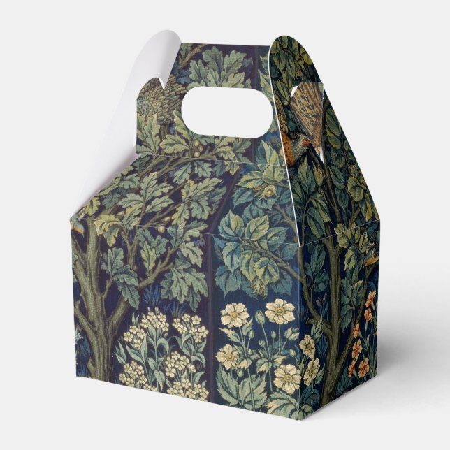 Ballotins Faisan d'arbre boisé William Morris (Verso)