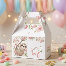 Faisons la fête enfants d'anniversaire de paresseu
