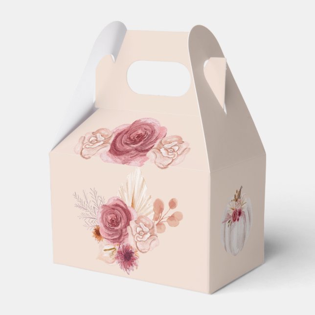 Ballotins Fall In Love Boho Pink Pumpkin Bridal Shower (Arrière)